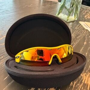 Oakley Yellow Sunglasses with Case